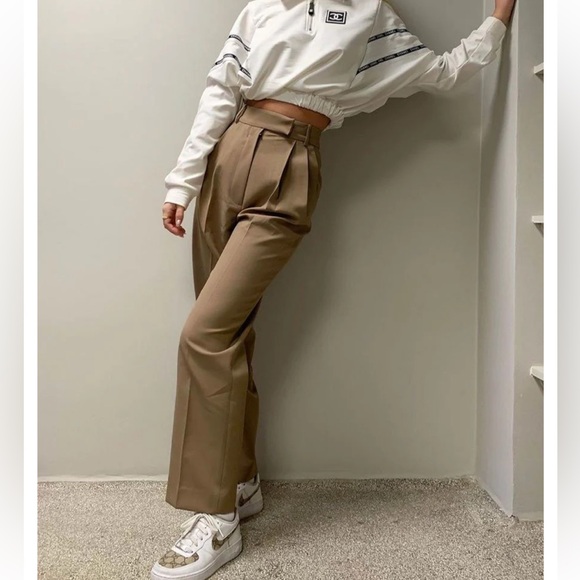 Frankie shop double pleated pant - small - Picture 3 of 6